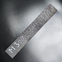 Заготовка для ножа из стали М-390 размеры: 200х40х2,3 мм