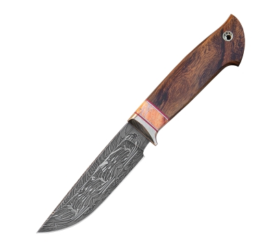 Нож Норвег из мозаичной дамасской стали
